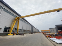 Grue portique électrique robuste de 90 tonnes à commande PLC, hauteur de levage de 10 m, équipement de levage pour chantier naval et usine sidérurgique