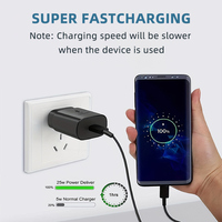 Chargeur de haute qualité 25W chargeur de type C type-c adaptateur de voyage universel à charge rapide