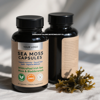 Capsules de Shilajit avec Rhodiola Rosea, complément himalayen pour le soulagement du stress et l'énergie, capsules de mousse marine, complément naturel