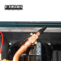 Copeland scroll compresor unidad de refrigeración evaporador de cámara fría unidad de condensación refrigerada por aire nuevo motor automático de bajo precio