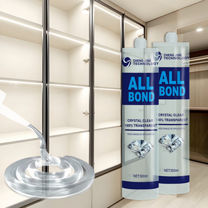 2026 Meilleur prix usine MS Crystal Sealant, Adhésif puissant neutre pour verre, coins de cuisine, faible odeur, pâte pour le travail du bois et la décoration - Product Image 3
