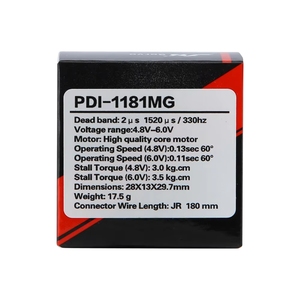 JX Servo PDI-1181MG 3.5kgf.Cm 0.11秒 V6.0 高品质核心电机金属齿轮适用于遥控车船飞机玩具配件 - Product Image 5
