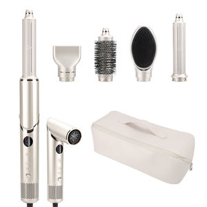 Sèche-cheveux à air chaud 8 en 1 multi-styler Sèche-cheveux pliable à grande vitesse Lisseur et bigoudi rotatif pour cheveux - Product Image 2