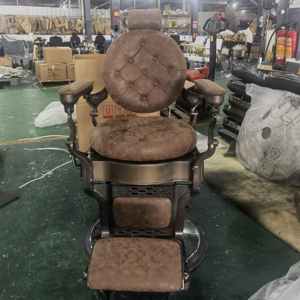 Luxe Moderne Beauté <span class=keywords><strong>Coiffure</strong></span> Accoudoir Rétro Élégant King Styling Classique Hydraulique Meubles Shampooing <span class=keywords><strong>Salon</strong></span> Barber Chair - Product Image 4