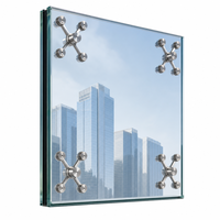 Verre trempé feuilleté Low-E, verre de sécurité architectural renforcé pour économie d'énergie, pour murs-rideaux à double vitrage et décoration