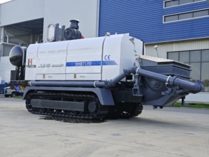 Bomba de Concreto Móvel sobre Esteiras a Diesel JIUHE DHBTL40 com Motor a Diesel - Product Image 3