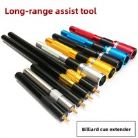 Billard-Queue-Verlängerung: Teleskopadapter für kleine und dicke Endstücke im Snooker- und Nine-Ball-Stil