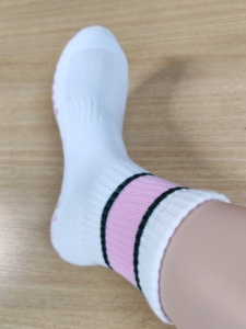 Pure Cotton Anti Grip Gym Barre Yoga Pilate <b>Socks</b> Crocheted Leg Warmers for Women Knitted Tube Hosiery Winter Costume Accessory - Product Image 2