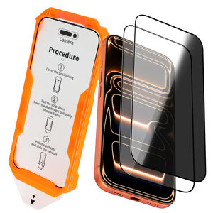 Heybingo 4 in 1 Protezione Schermo in Vetro Temperato Personalizzabile con Privacy HD e Custodia per iPhone 17 Pro 16 15 14 13 <span class=keywords><strong>Anti</strong></span>-spia - Product Image 2