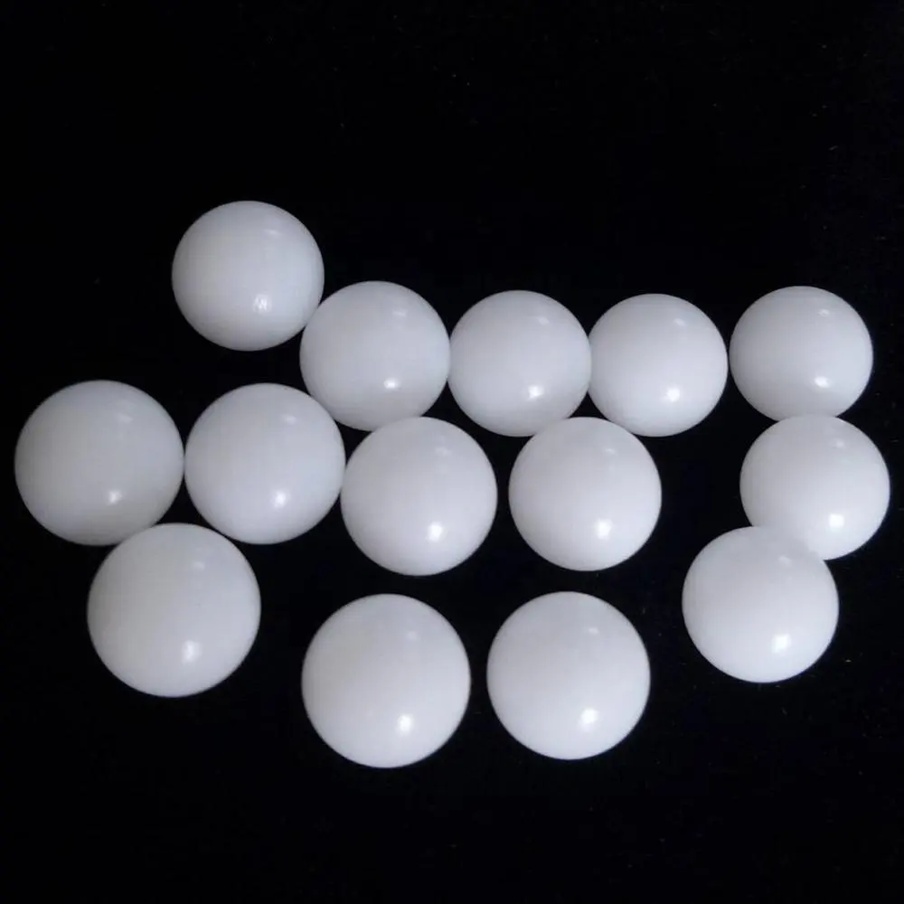 Small White and yellow POM plastic balls 3.94mm for slide