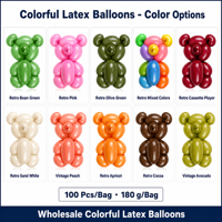 Lot de 100 ballons magiques en latex torsadés 260, Globos, ballons pour enfants, Noël, loisirs créatifs, fournitures pour fêtes d'anniversaire d'enfants
