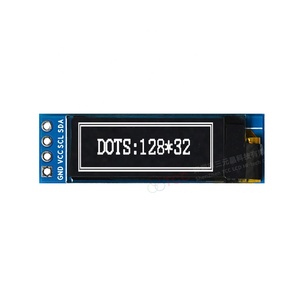 0.91 pouces 128x32 écran lcd interface I2C pilote ssd1306 12832 module d'affichage <span class=keywords><strong>oled</strong></span> - Product Image 3