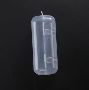 Cajas de plástico transparente rectangulares de borde redondo de 135mm * 80mm * 51mm, Mini organizador de almacenamiento vacío, contenedores para chupete de bebé, juguetes - Product Image 4