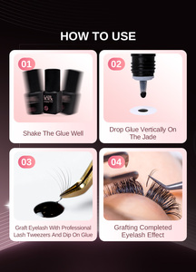Colle d'extension <span class=keywords><strong>de</strong></span> <span class=keywords><strong>cils</strong></span> professionnelle coréenne naturelle Vente en gros Adhésif sensible Lady Black Glue 5g - Product Image 4