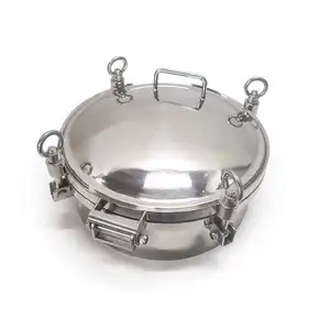 ss304 flange stainless steel manhole cover for tank sanitary manway cover round manhole cover for milk