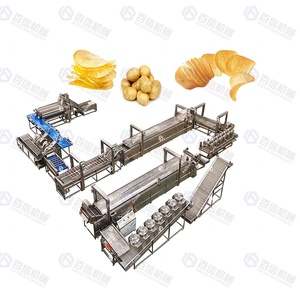 Ligne de production semi-automatique de chips de banane et de plantain, construction durable, acier inoxydable 304, performances stables - Product Image 1