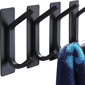 Single Iron Adhesive Towel <b>Hook</b> for Bathrobe Clothes Jacket & Robe-Wall Mounted <b>Tools</b> <b>Hook</b> - Product Image 3