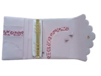 Nueva Cartera Organizadora de Piel Sintética con Diseño Festoneado y Estampado de Leopardo, A6/A7, con Libreta de Hojas Sueltas para Regalo