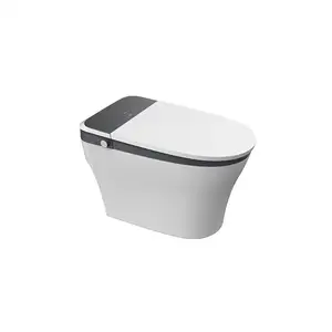 피아노 페인트 검정 원형 가장자리 완하제 지적인 똑똑한 WC 변기 아크 살포 총 특허를 가진 Closestool