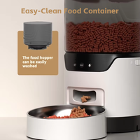 Comedero Inteligente para Mascotas FuturePets con Bloqueo Anti-Accidental, 3L, ABS, con Alimentación Programada a Distancia para Comida Seca, para Uso en el Hogar
