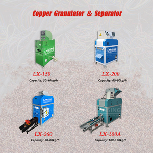 Lansing 40 kg/giờ chất thải dây đồng tái chế giá thấp kim loại tự động tái chế máy phế liệu dây đồng granulator máy - Product Image 5