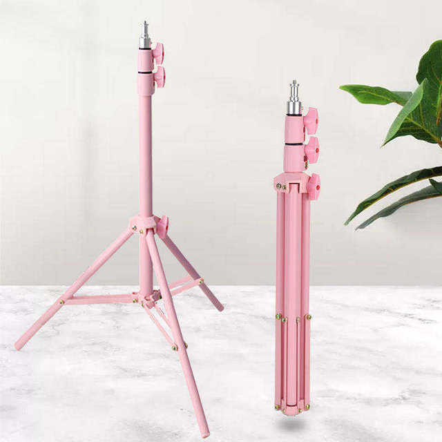 Factory Low Price Heavy-Duty Ring Light Video Tripod with Large Light for Studio Use