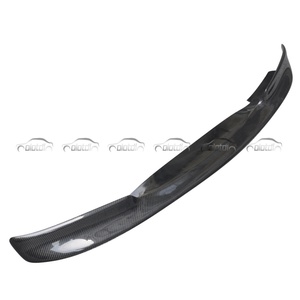 Lèvre de pare-chocs avant en fibre de carbone style CSL avec aileron de becquet et séparateur de type ailette pour BMW E46 M3 modèle 2001+ État Neuf - Product Image 6