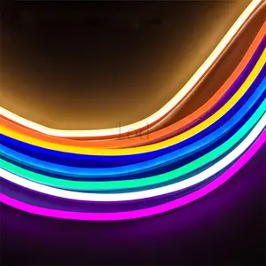 5V Flex RGB LED Neon dải ánh sáng + từ xa 1500W không thấm nước Neon dấu hiệu Dây Ribbon Flex LED Băng 110V chúng tôi 220V EU AU UK 1-100m