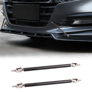 2 cái phổ quát 100mm có thể điều chỉnh trước Bumper Lip Splitter strut Rod Tie hỗ trợ thanh hỗ trợ Kit khoan lỗ - Product Image 4