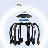 Masseur de cuir chevelu électrique 10 Contacts vibrants plusieurs Modes de Massage relâcher la pression machine de massage électrique TMS