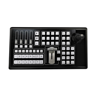 Console de contrôle de streaming vidéo en direct EZOLEN EZ-JK105VB VMix avec joystick à 3 axes à effet Hall pour traduction et interprétation simultanée