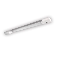Lumière LED pour armoire avec capteur de mouvement, 4000K, 90lm, ABS blanc, rechargeable, design moderne pour cuisine, chambre, escalier