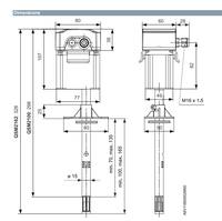 Capteurs SIEMENS QSM2100 en plastique, pour l'acquisition de la concentration en PM2.5, de l'humidité relative et de la température, installation facile, garantie 1 an