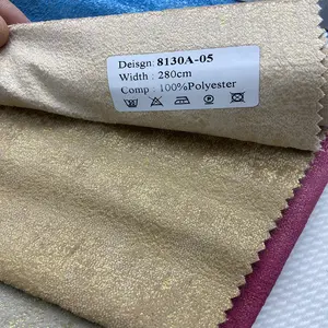 Design No.8130A High Quality Printing Woven Dyed Decoration Velvet Sofa Fabric Upholstery Fabric For Sofa And Furniture