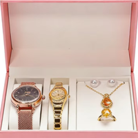Boîte à montres double en PU pour couple, avec coussin, accessoire de rangement cadeau, vente en gros directe du fabricant