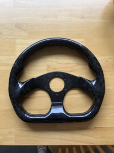 <span class=keywords><strong>Volant</strong></span> de course en fibre de carbone forgée, <span class=keywords><strong>volant</strong></span> universel léger à 3 branches pour voiture/simulateur de jeu, finition mate/brillante - Product Image 1