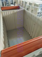 PORTES D'AUTO-RANGEMENT Portes Roulantes Préfabriquées Conteneur Mobile Assemblable Empilable Libre-Rangement Portable Conteneur Pliable