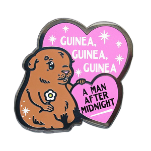 Personalizzato bella Guinea un uomo dopo la mezzanotte ha agganciato la gallina su di te No Bunny butta la mia principale stampa UV spille smaltate - Product Image 3