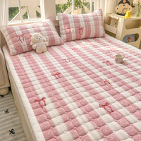 Matelas pliant en velours tissé à motif de dessin animé pour literie d'hiver