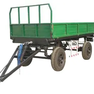Wholesale Factory Supply Tractor Implement Trailer High Quality Agricultural Trailer, Hydraulic Tip Trailer For Tactor