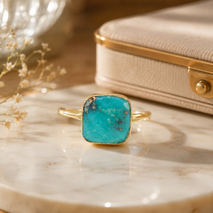 Anello dal Design Minimalista Quadrato, Anello di Moda per Donne, Accessorio Elegante per le Dita, Anello Semplice e Distintivo - Product Image 6