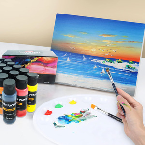 Set di Colori Acrilici <span class=keywords><strong>Tempera</strong></span> 24 Colori 60ml Impermeabili per Bambini e Studenti, Vendita Diretta dalla Fabbrica - Product Image 5