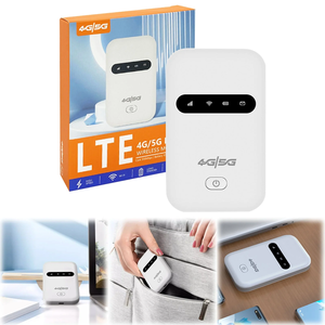 Router Wi-Fi portátil PIX-LINK M26 4G, punto de acceso inalámbrico LTE, router con tarjeta SIM, punto de acceso móvil Wi-Fi, velocidad de 300 Mbps con batería - Product Image 2