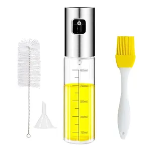 A1152 cucina cottura cuocere olio Spray bottiglia vuota bottiglia di aceto Dispenser di olio strumento di cottura insalata BBQ cottura vetro spruzzatore di olio