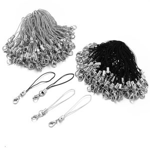 Lanière en polyester anneau unique fermoir homard corde porte-clés crochets sangle de téléphone portable accessoires porte-clés V175 - Product Image 1