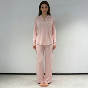 Pigiama di Lusso da Donna Senza Bottoni Facile da Indossare e Togliere Set Pigiama Morbido in Bambù Stagionale - Product Image 2