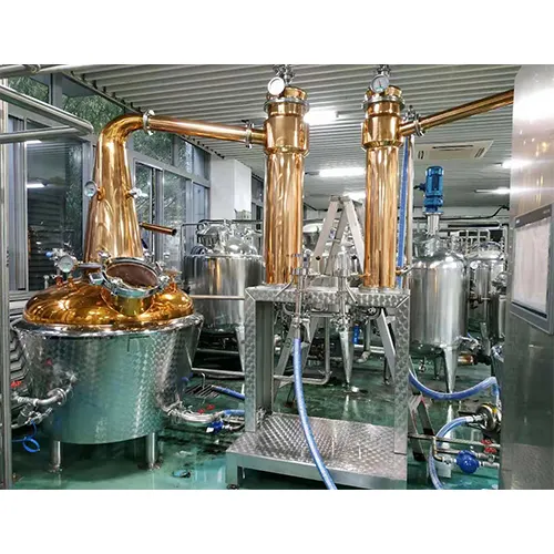 Rum Wodka Gin Distilleerder Alcohol Distillatie Plant Apparatuur Koperen Nog