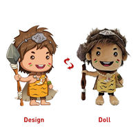Peluche personnalisée en coton PP et nylon ultra doux, style dessin animé et anime - Conception sur mesure, tailles et couleurs personnalisables, OEM/ODM disponible