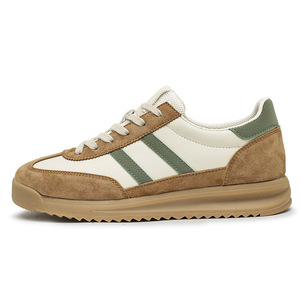 Zapatillas Blancas Planas Casuales Transpirables de Verano Versátiles para Entrenamiento de Primavera Estilo Retro Nuevo Deportivo Forrest Gump con Cordones Sintéticas - Product Image 1