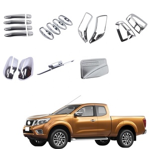 WZXD 22pcs ABS <b>CHROME</b> KIT PICKUP 4x4 Accessories Car Stickers 2015 for NAVARA NP300 - Product Image 2